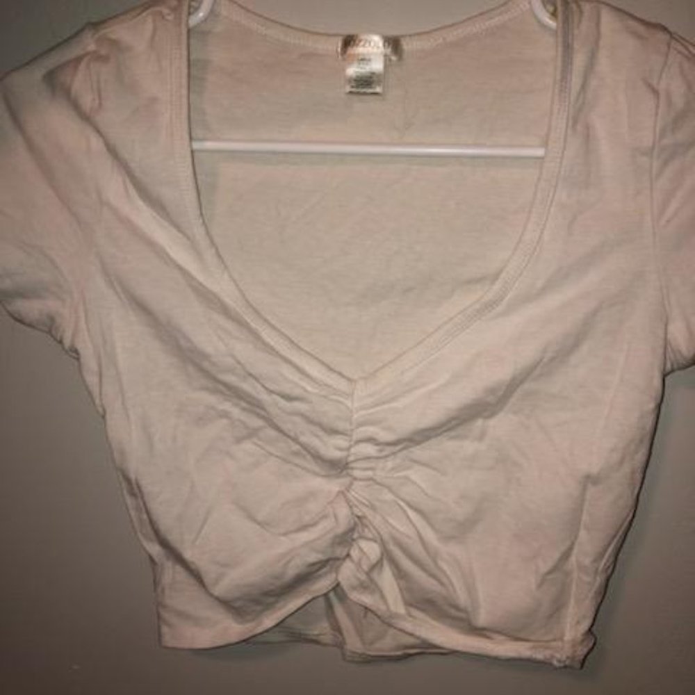 white crop top size large